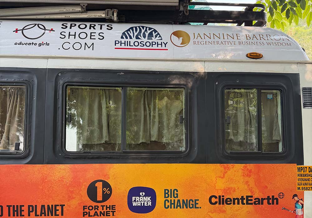 Project Salt Run van with Philosophy logo