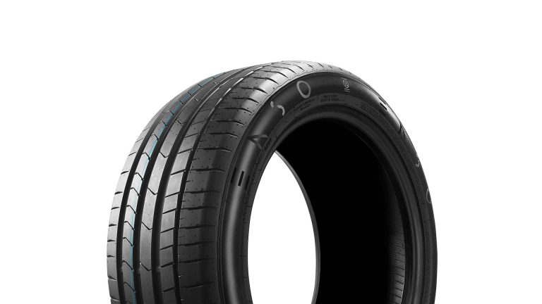 Enso tire with B Corp logo on it